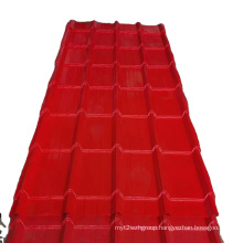 Glazed Tiles PPGI Prepainted Galvanized Steel Roofing Tiles anti-corrosion